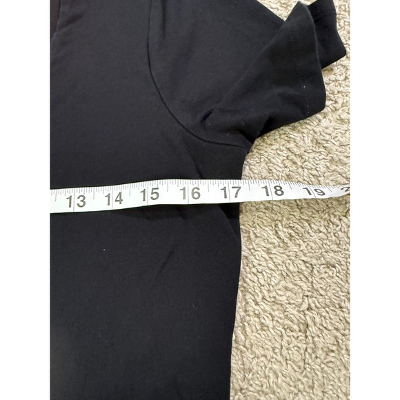 Boden Scoop Neck Black Short Sleeve Essential Shirt Basic Layer Minimalist 8 - Picture 4 of 5